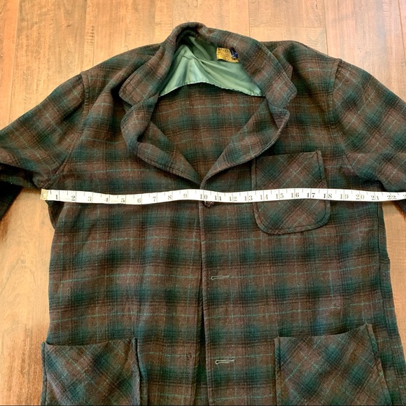 Vintage Pendleton Mens 200% Virgin Wool Jacket SZ- M - Picture 5 of 11